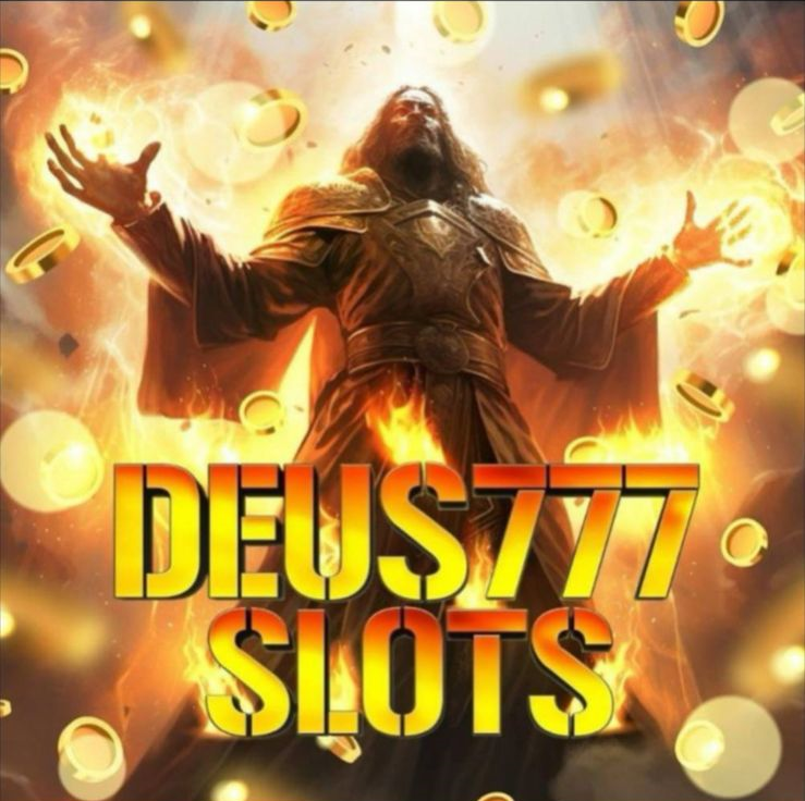 Imagem de exibição do produto DEUS777SLOTS Escrito: "Primeiro depósito de R$ 35 e ganhe um bônus de R$ 15"